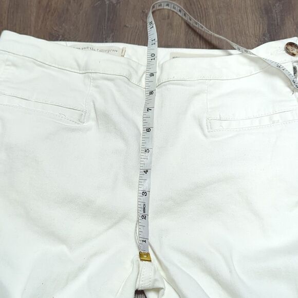 Anthropologie Pilcro and the Letterpress High Rise Denim Leggings size 28 White - Picture 7 of 11